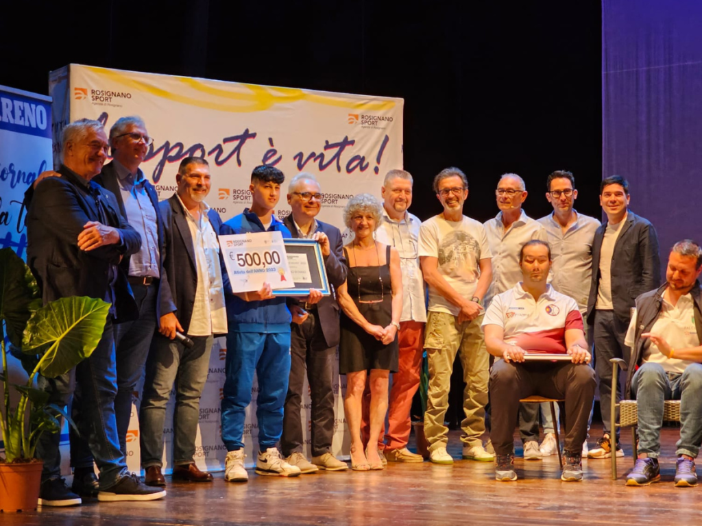 Tutto pronto per il Premio Atleta dell’Anno 2023 organizzato dall'Agenzia per lo sport, protagoniste le società sportive e gli atleti di Rosignano 4 • TUTTIGIORNI Tutto pronto per il Premio Atleta dell’Anno 2023 organizzato dall’Agenzia per lo sport, protagoniste le società sportive e gli atleti di Rosignano